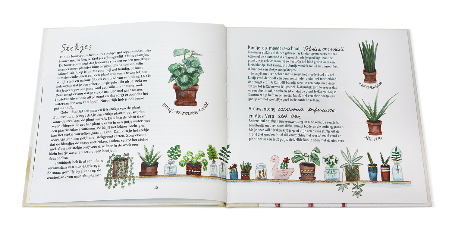 schedel voorbeeld kapitalisme kinderboek 'Een beetje groen' – Leonie Verbrugge | illustrator & book  designer